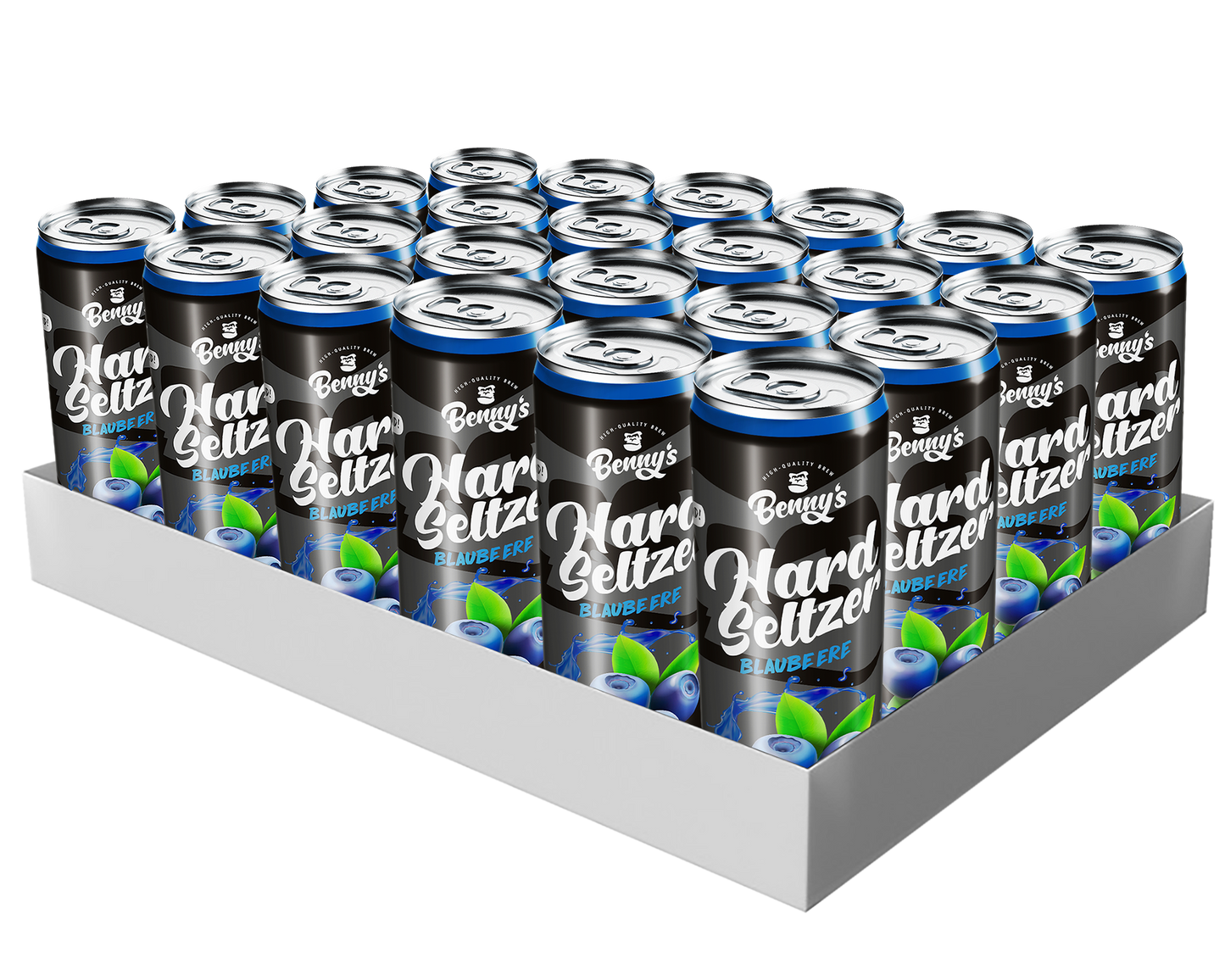 Benny`s Hard Seltzer Blaubeere*50% RABATT WEGEN ÜBERSCHREITUNG DES MHD ABER VOLL IM GECHMACK - KÜHL UND GUT GELAGERT!