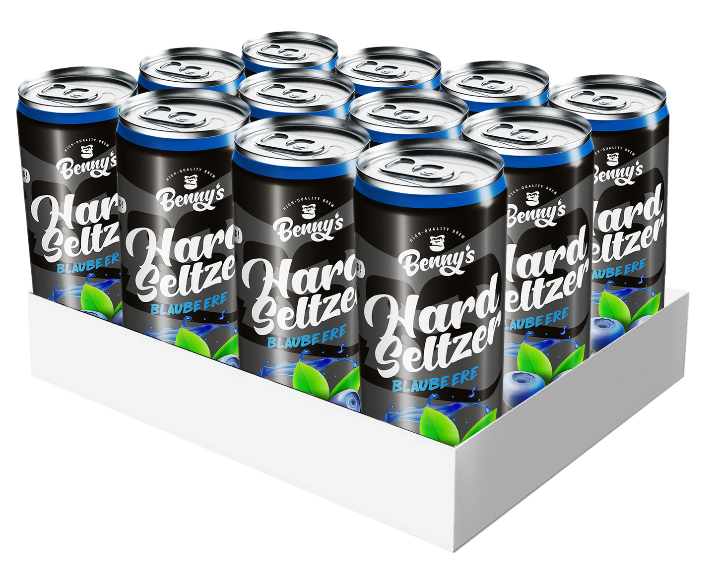 Benny`s Hard Seltzer Blaubeere*50% RABATT WEGEN ÜBERSCHREITUNG DES MHD ABER VOLL IM GECHMACK - KÜHL UND GUT GELAGERT!