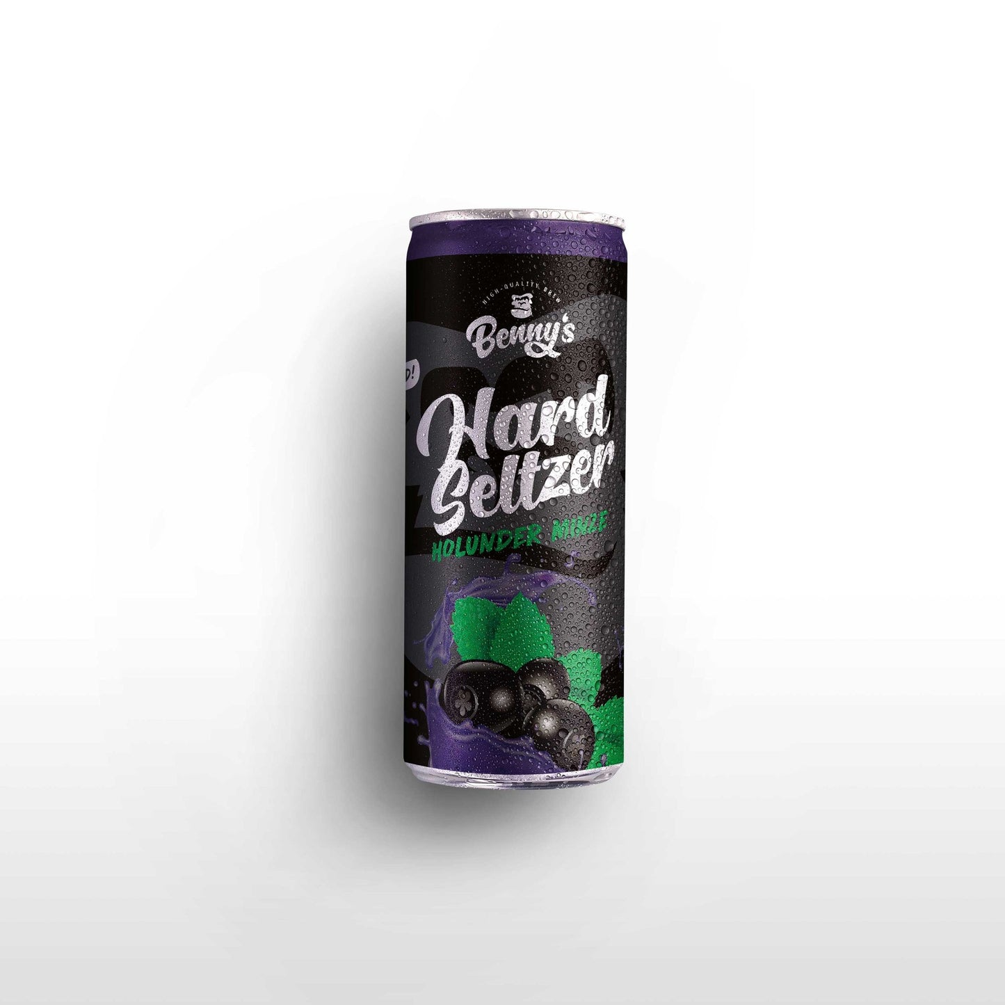 Benny`s Hard Seltzer Holunder Minze*50% RABATT WEGEN ÜBERSCHREITUNG DES MHD ABER VOLL IM GECHMACK - KÜHL UND GUT GELAGERT!